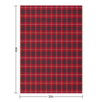Clan Bruce Tartan Compact Throw Blanket