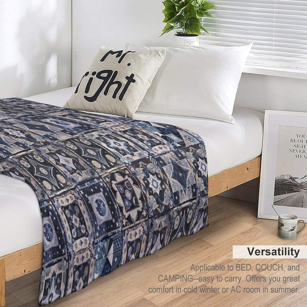 Whimsigoth Quilt Pattern 2025 Vintage  Stickers Decals DIY CRAFTS Sustainable Throw Blanket