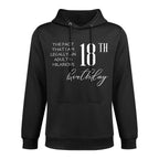 I'm Legally An Adult Is Hilarious Funny 18th Birthday Medium-Weight Fabric Hoodie