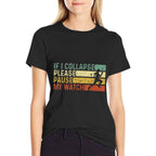 Funny Runner If I Collapse Please Pause My Watch Running  Affordable Price T-Shirt