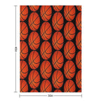 Sports Basketball Wrinkle-free Throw Blanket