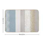 • A Design That Radiates Serenity with Soft Color Tones  Dirt-Trapping Bath Mat