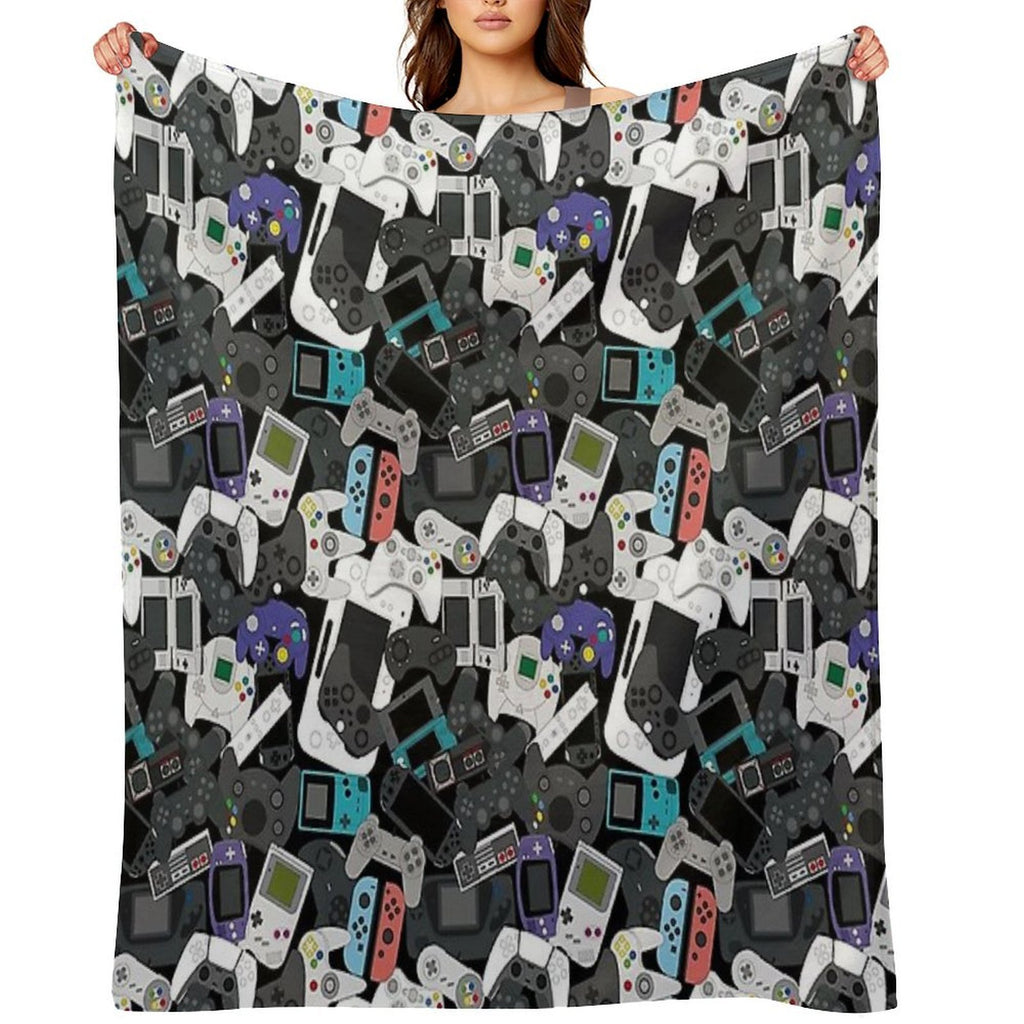 GAMER CONTROLLER ALL Multi-functional Throw Blanket