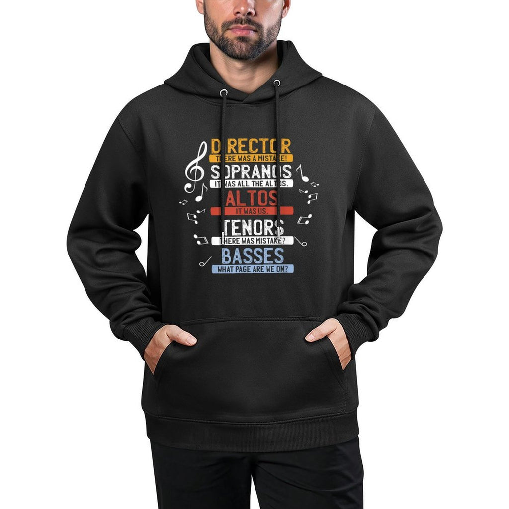 Choir Joke  Funny Music Singing  Men Women Kids Moisture-Wicking Hoodie