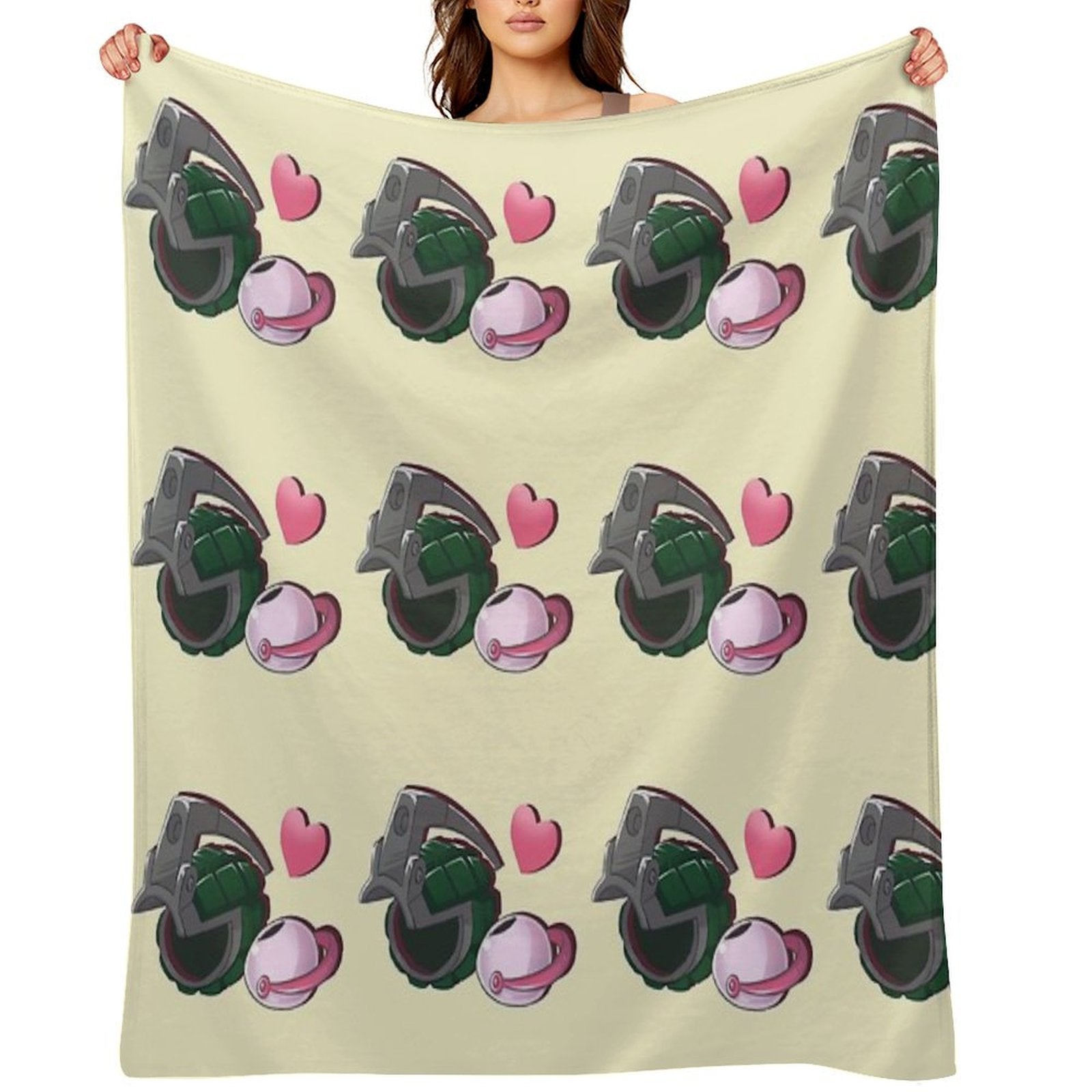 Kacchako Gauntlets Wrinkle-free Throw Blanket