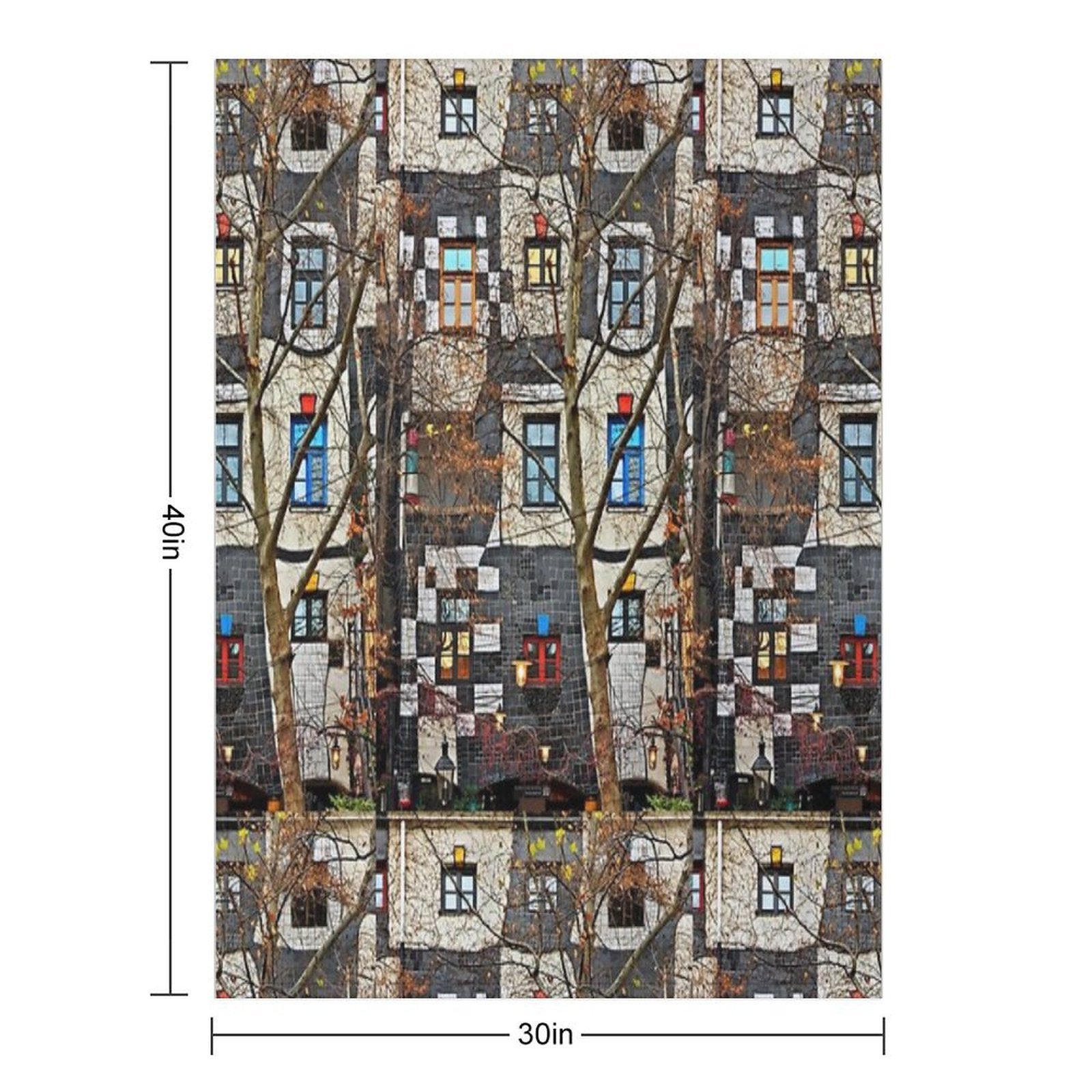 Kunst Haus Wien Compact Throw Blanket