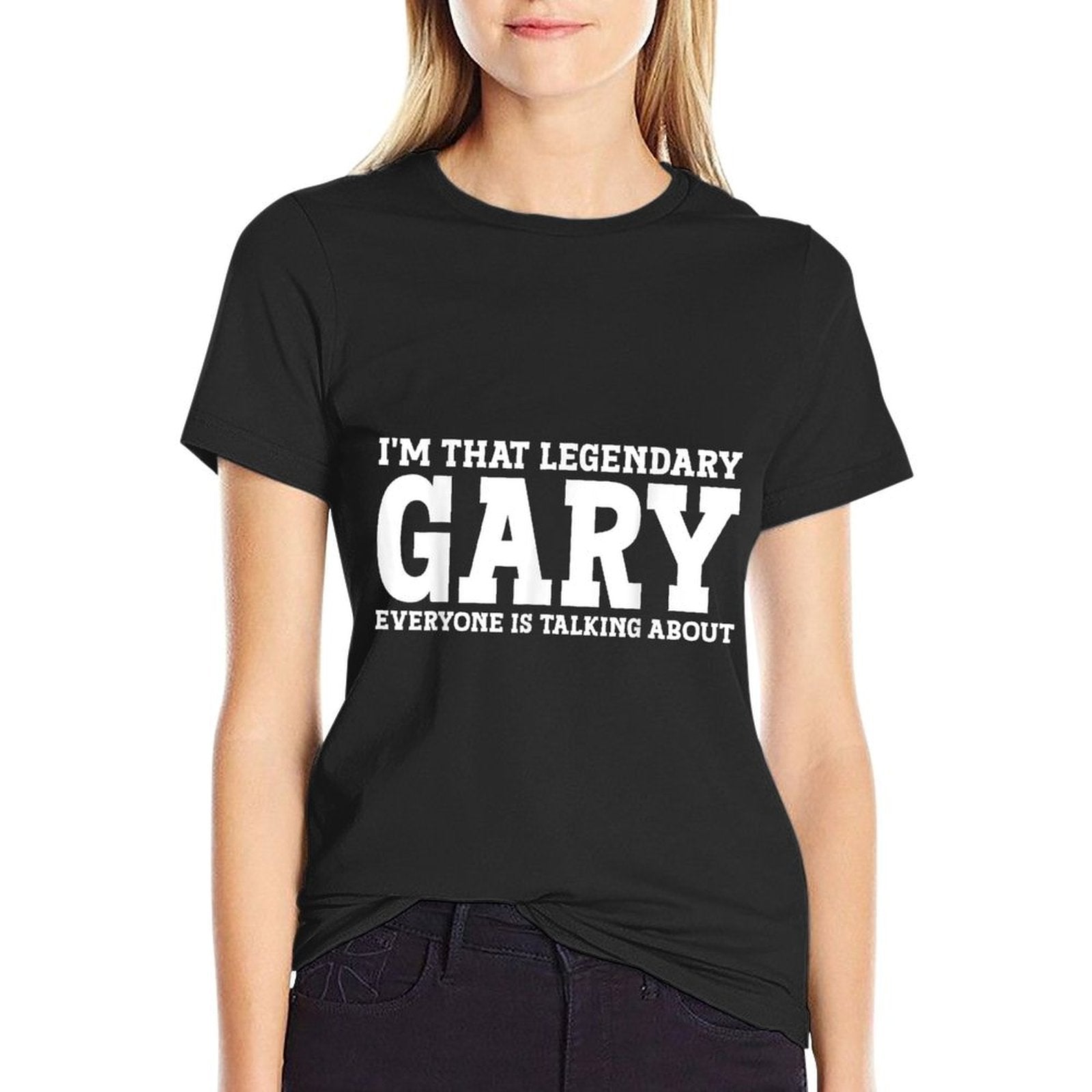 Gary Personal Name Funny Gary  Slim-fit Cut T-Shirt
