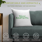 The Good Place Welcome Wall Soft Fade-Resistant Throw Pillow