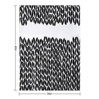 Missing Knit Compact Throw Blanket