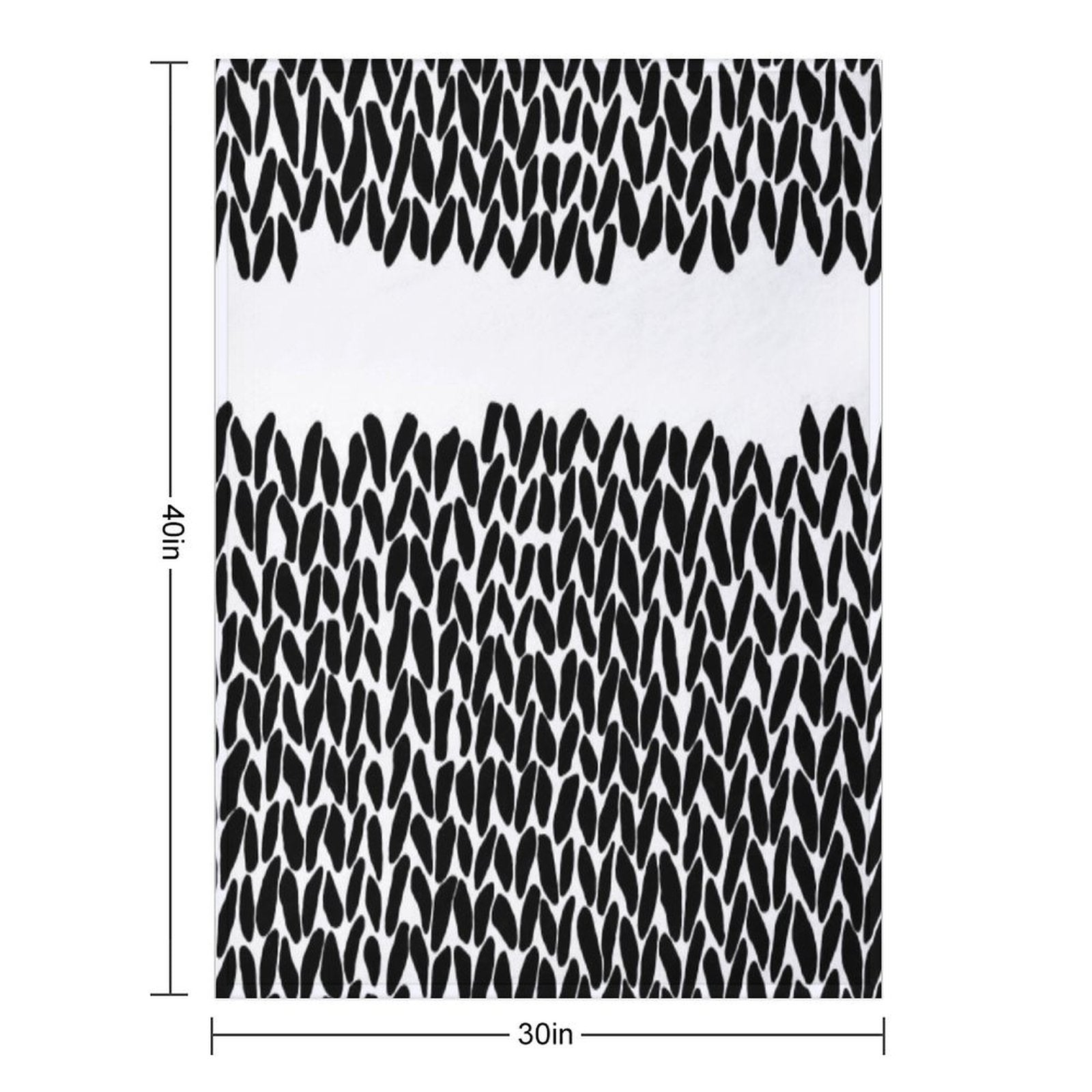 Missing Knit Compact Throw Blanket