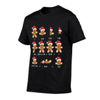 Christmas Math Men Women Kids Gingerbread Cookie  Summer-ready Fabric T-Shirt