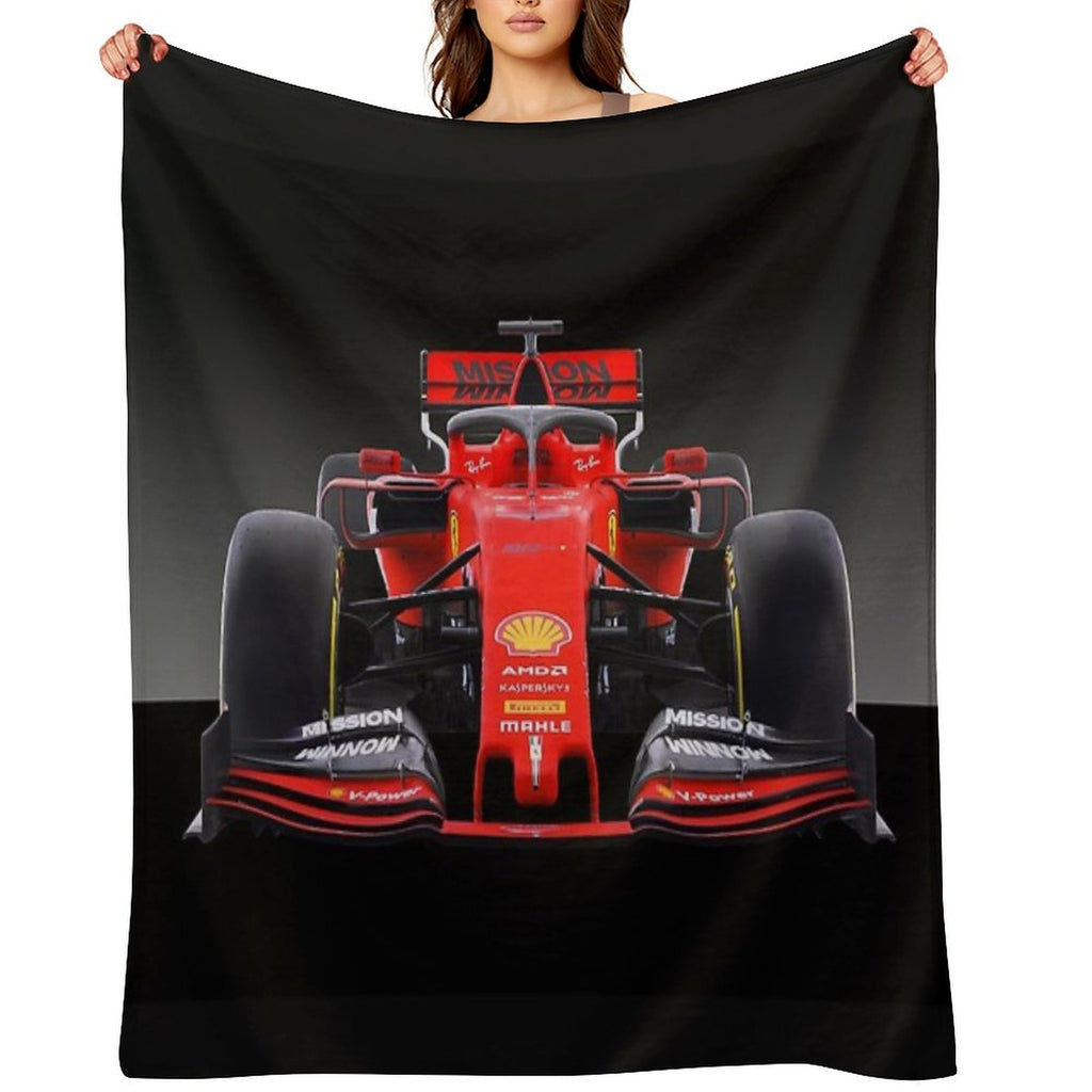 Ferrari F1 Formula 1 (#219) Easy Care Throw Blanket