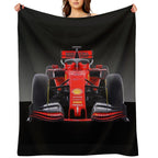 Ferrari F1 Formula 1 (#219) Easy Care Throw Blanket