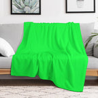 Perfect for Chroma Key  Green Screen Shrink-resistant Throw Blanket