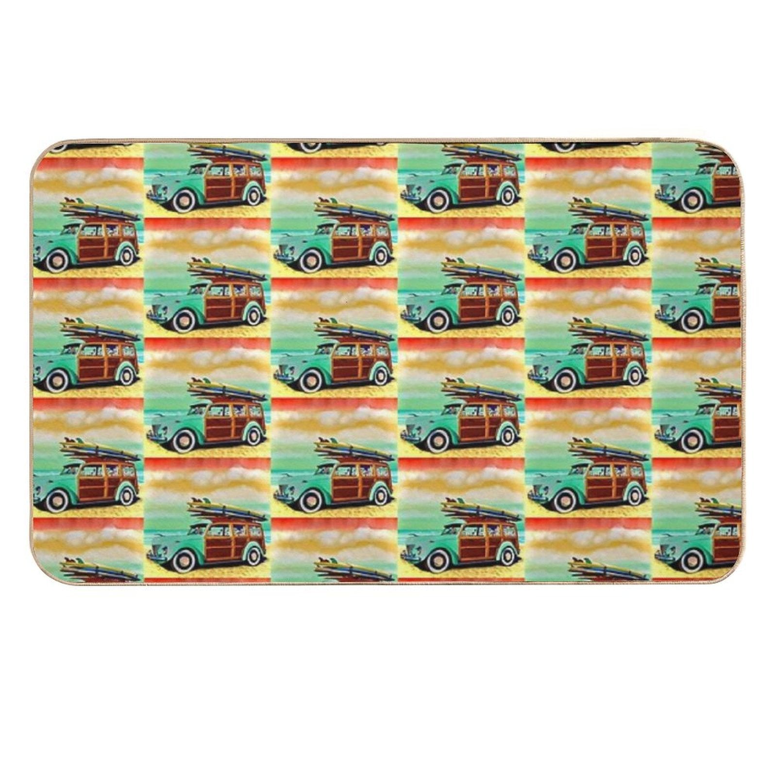Surf Safari - Woody Fully Loaded.  Pet-Safe Bath Mat