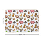 Stardew Valley Animals Durable Bath Mat