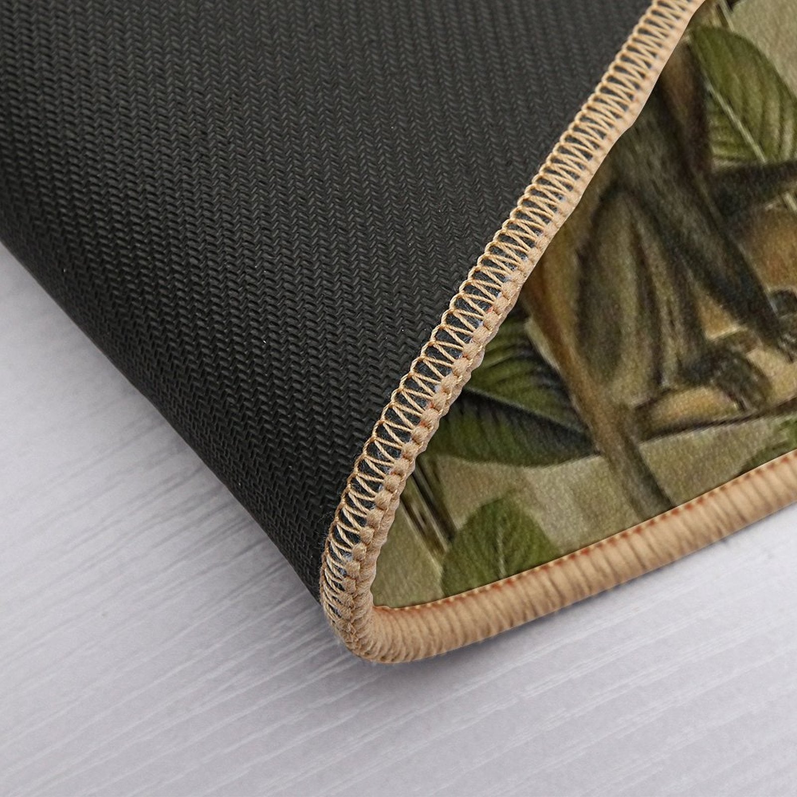 Monkey Jungle Botanical Garden  Non-Slip Bath Mat