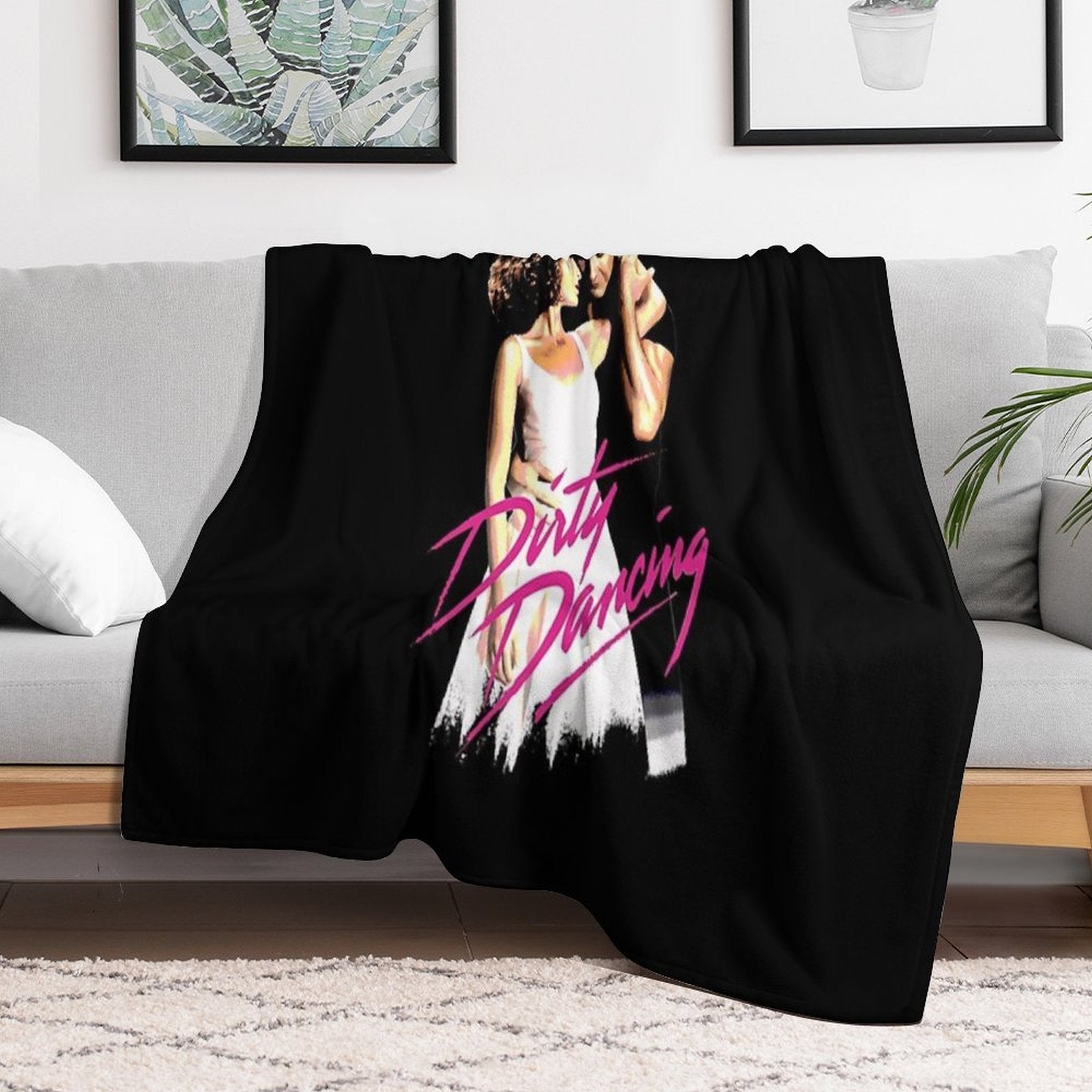 Romance Dancing Dirty Machine-washable Throw Blanket