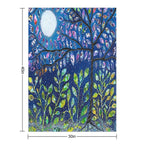 The Light Of Her Discovery Easy Care Throw Blanket