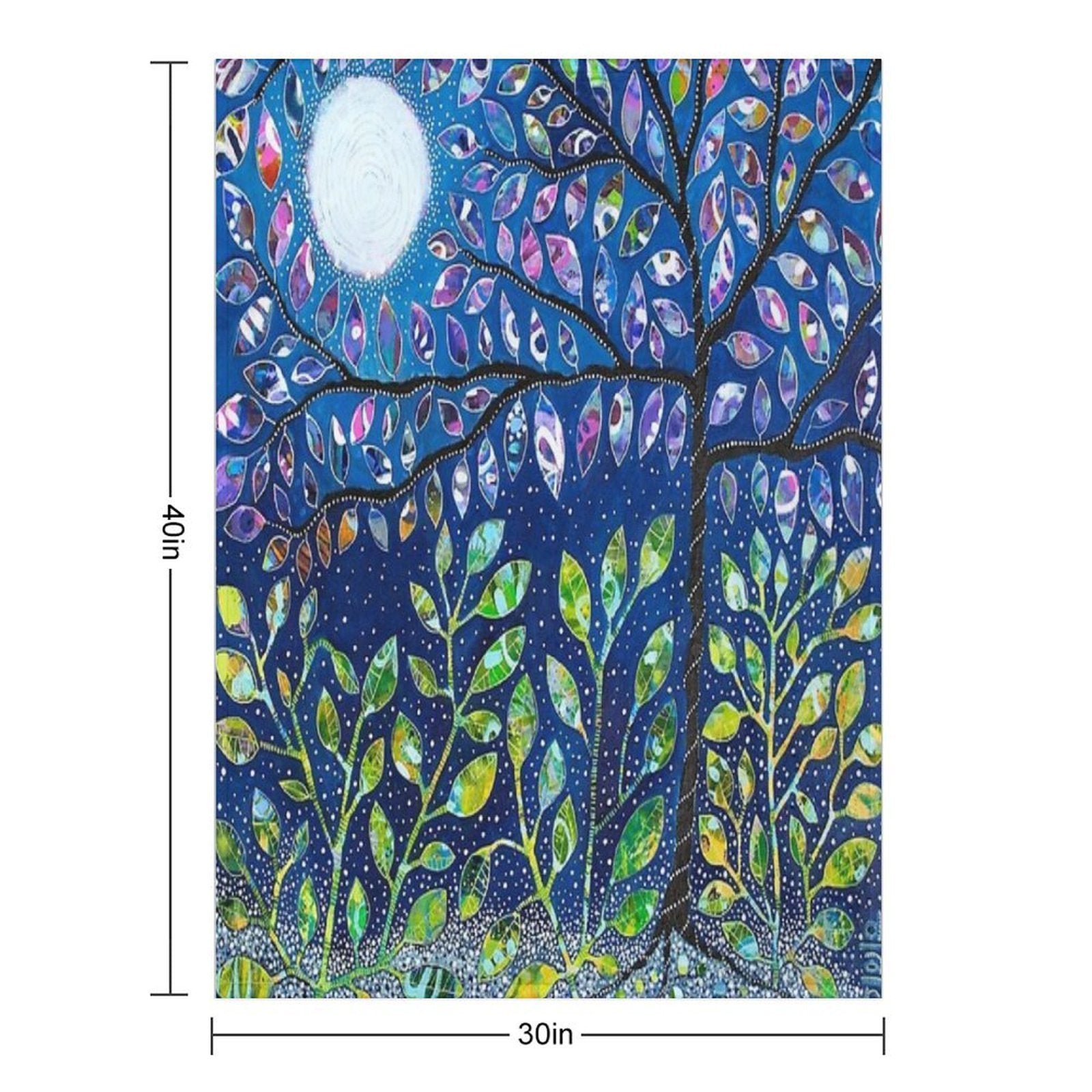 The Light Of Her Discovery Easy Care Throw Blanket