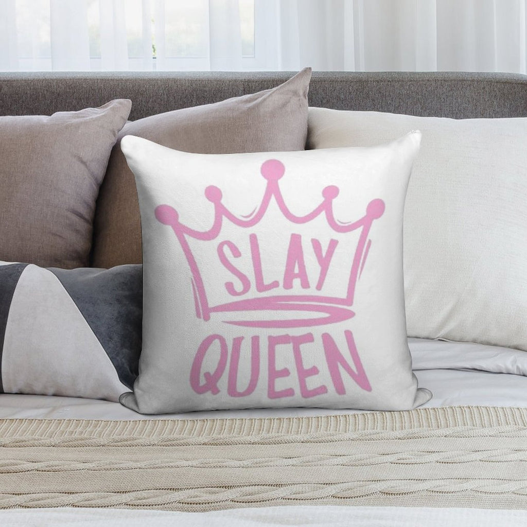 Slay Queen Soft High-Density Material Throw Pillow