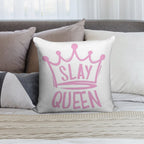 Slay Queen Soft High-Density Material Throw Pillow