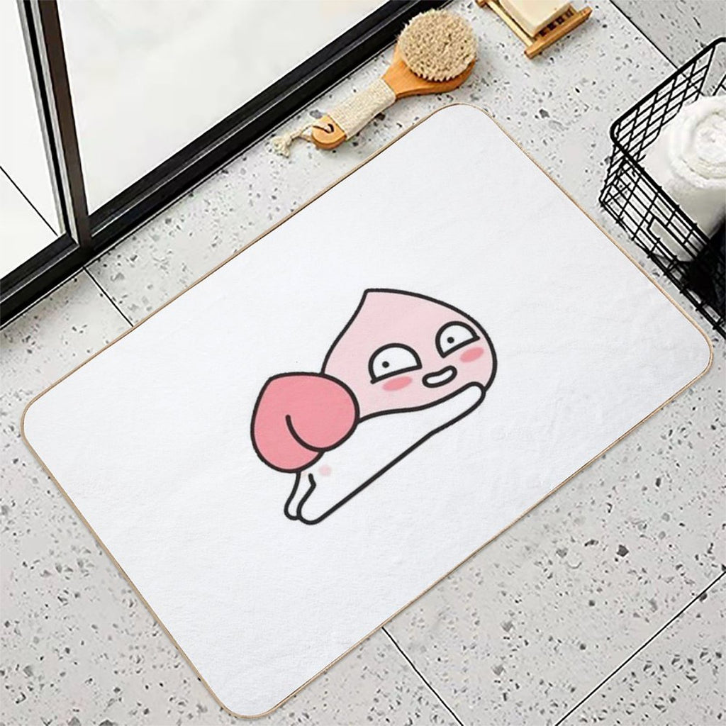 Kakao Friends Apeach Heart  Versatile Bath Mat