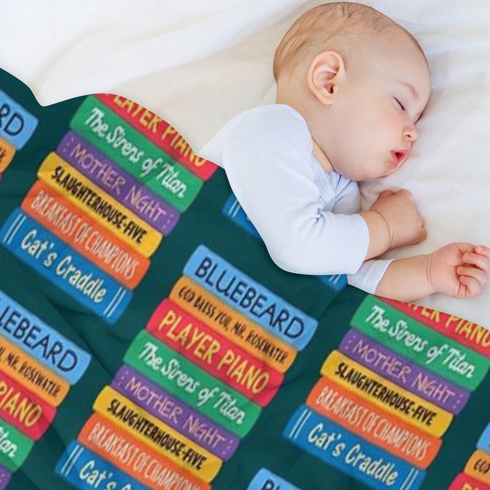 Kurt Vonnegut Books All-season Throw Blanket