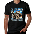 Call Me Ranch Cause I Be Dressin Funny Raccoon Meme  Classic T-Shirt