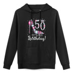 50 It's My Birthday 1972 50Th Birthday Gifts For Ladies Premium Machine Washable Hoodie
