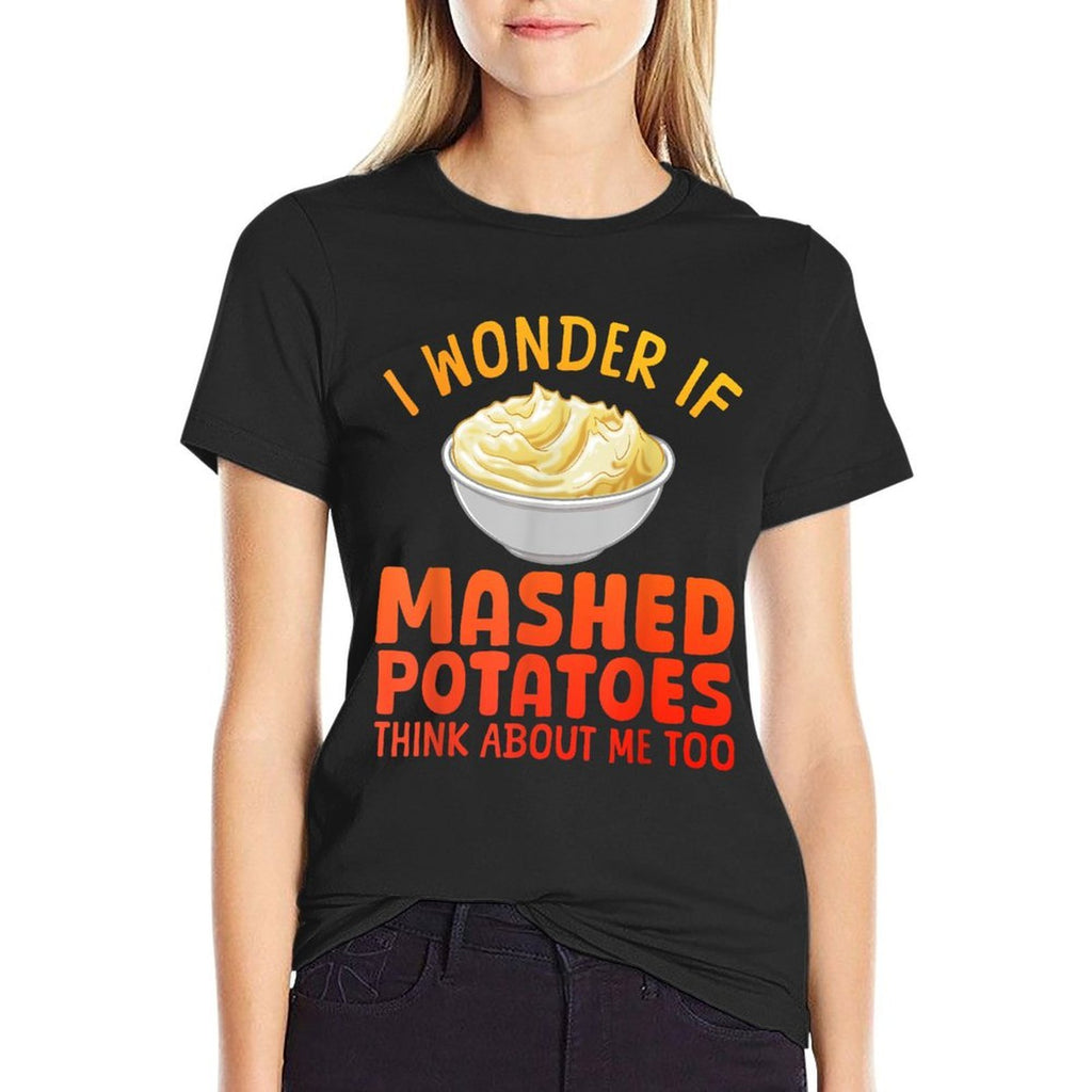 Mashed Potato Art For Men Women Thanksgiving Mashed Potato  Odor-resistant T-Shirt