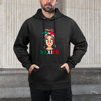 Mexico Girl Mexico for Women Patriotic Mexican Girl Easy Care Hoodie