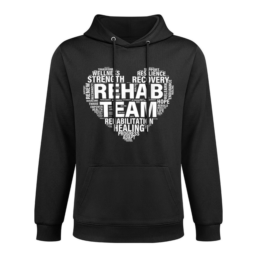 Rehab Team Physical Therapy Rehabilitation Awareness Week PT Casual Wear Hoodie