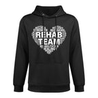 Rehab Team Physical Therapy Rehabilitation Awareness Week PT Casual Wear Hoodie