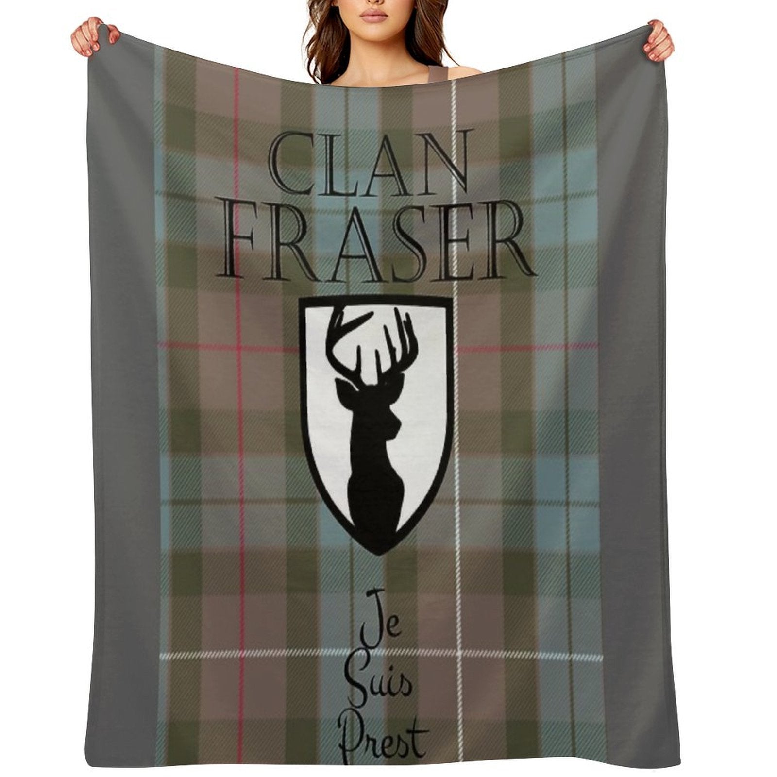 OutlanderClan Fraser Premium Throw Blanket