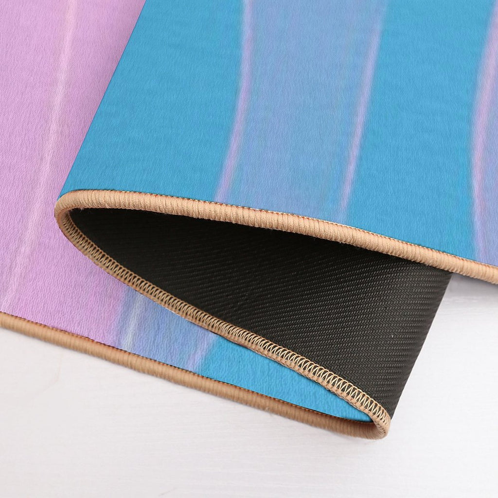 Abstract Stripes VII  Dirt-Trapping Bath Mat