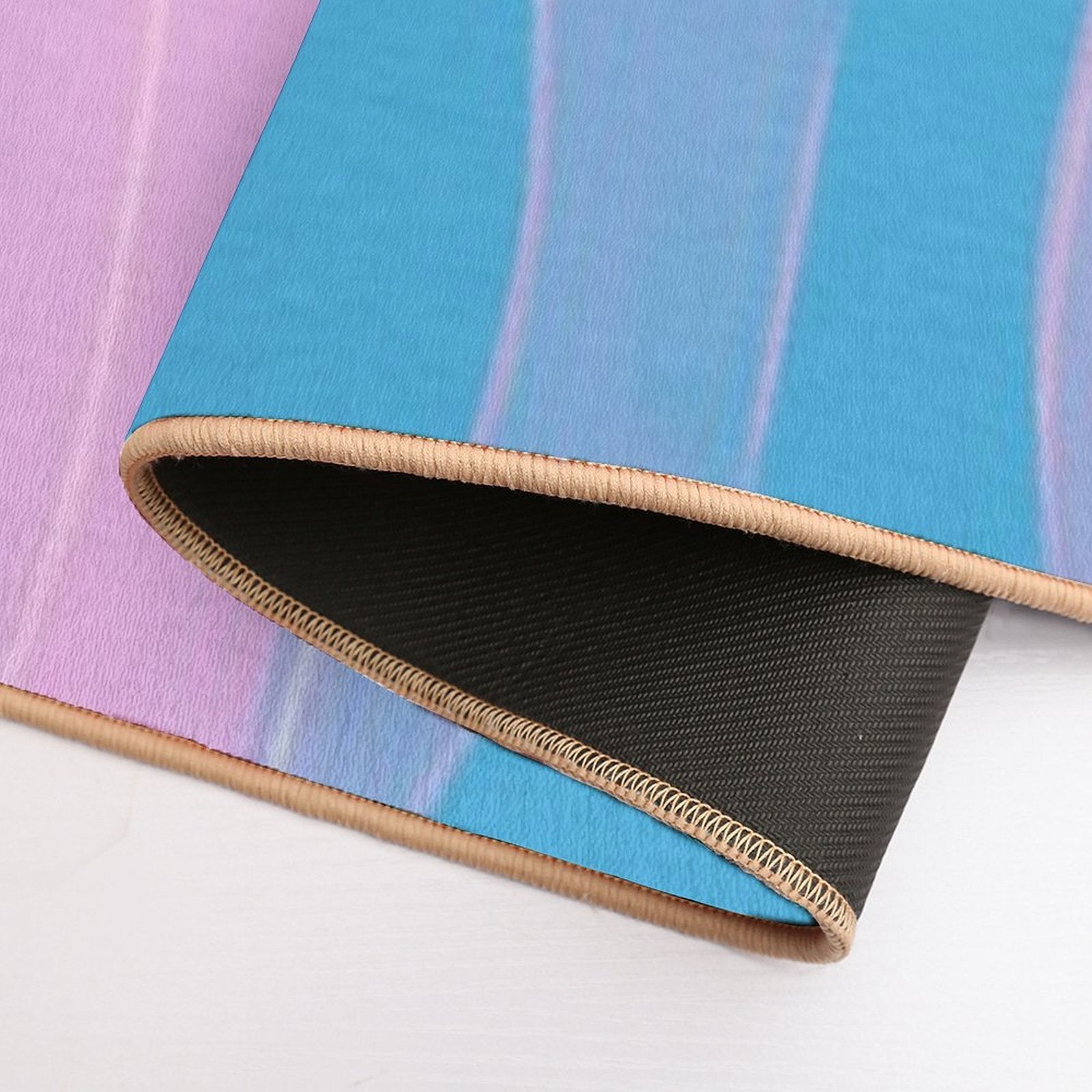 Abstract Stripes VII  Dirt-Trapping Bath Mat