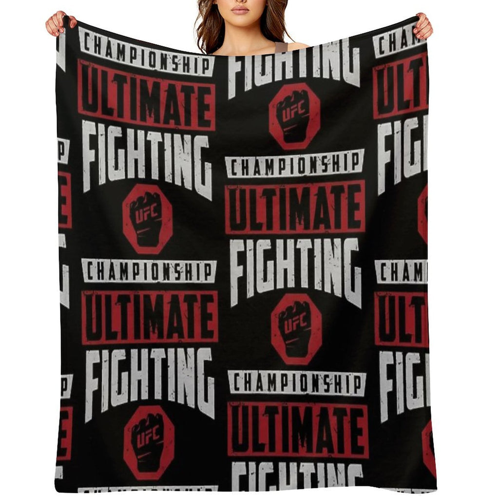 Ufc Ultimate Fighting Championship Easy Care Throw Blanket