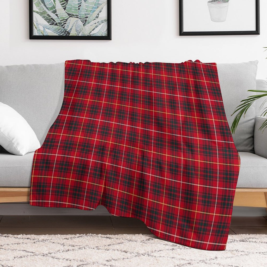 Clan Bruce Tartan Compact Throw Blanket