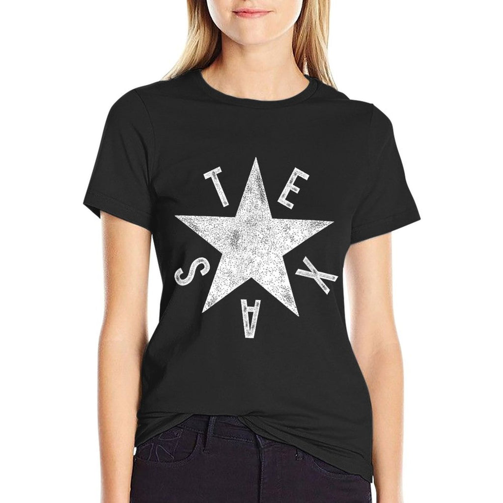 Texas Star 1836 Lorenzo De Zavala Texas Zavala  Oversized Silhouette T-Shirt