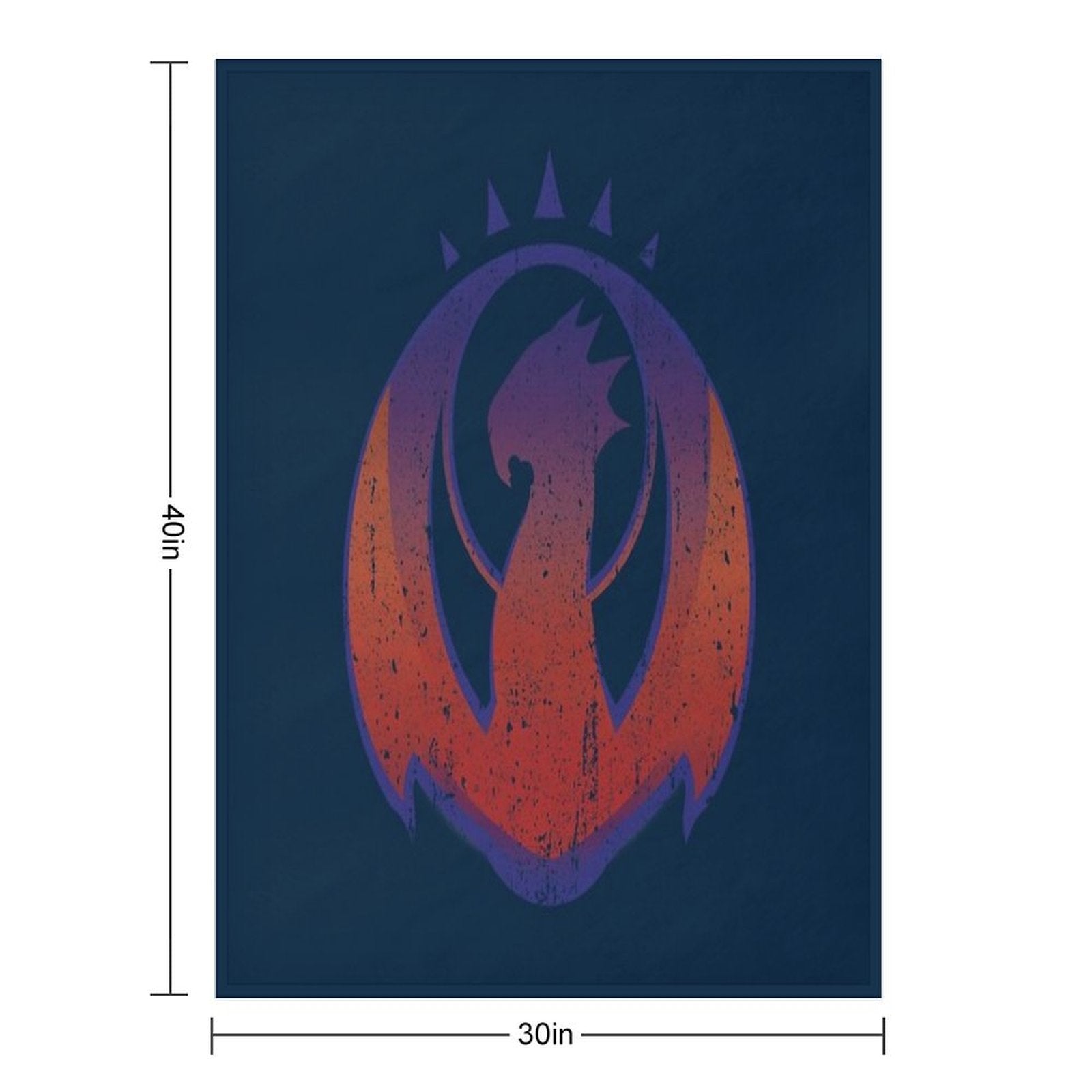 Izzet League Crest Sustainable Throw Blanket