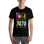 Love Being Called Juju Grandma Juju Grandmother  Oversized Silhouette T-Shirt