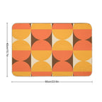 Mid Century Modern Geometric Abstract Pattern 727  Absorbent Bath Mat