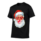 Cute Santa Bubble Gum for Womenn Little Girls Christmas  Tagless Design T-Shirt