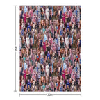 Villanelle Collage Lightweight Throw Blanket