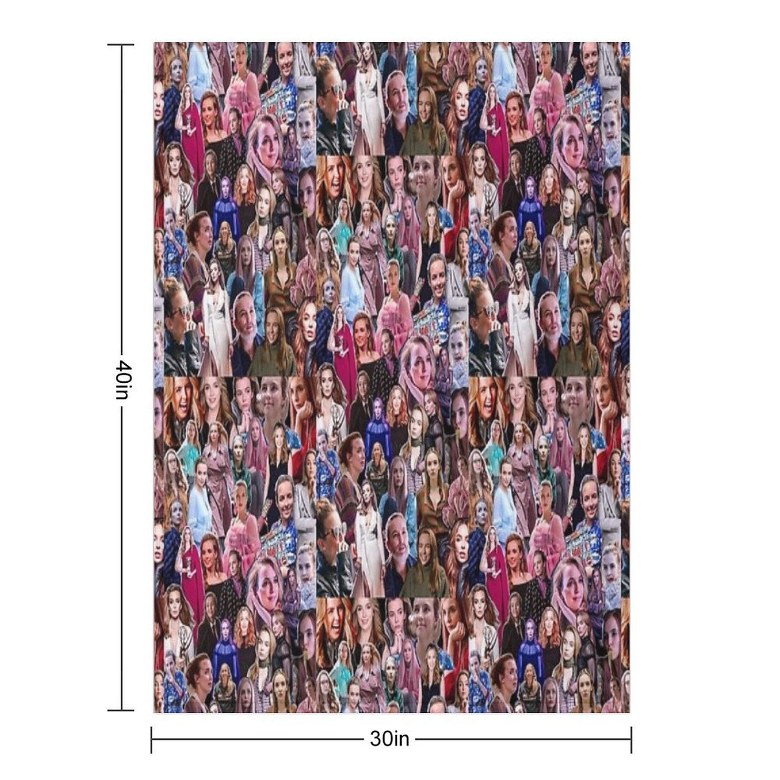 Villanelle Collage Lightweight Throw Blanket