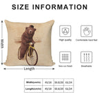 Barnabus Soft Short Plush Fabric Throw Pillow