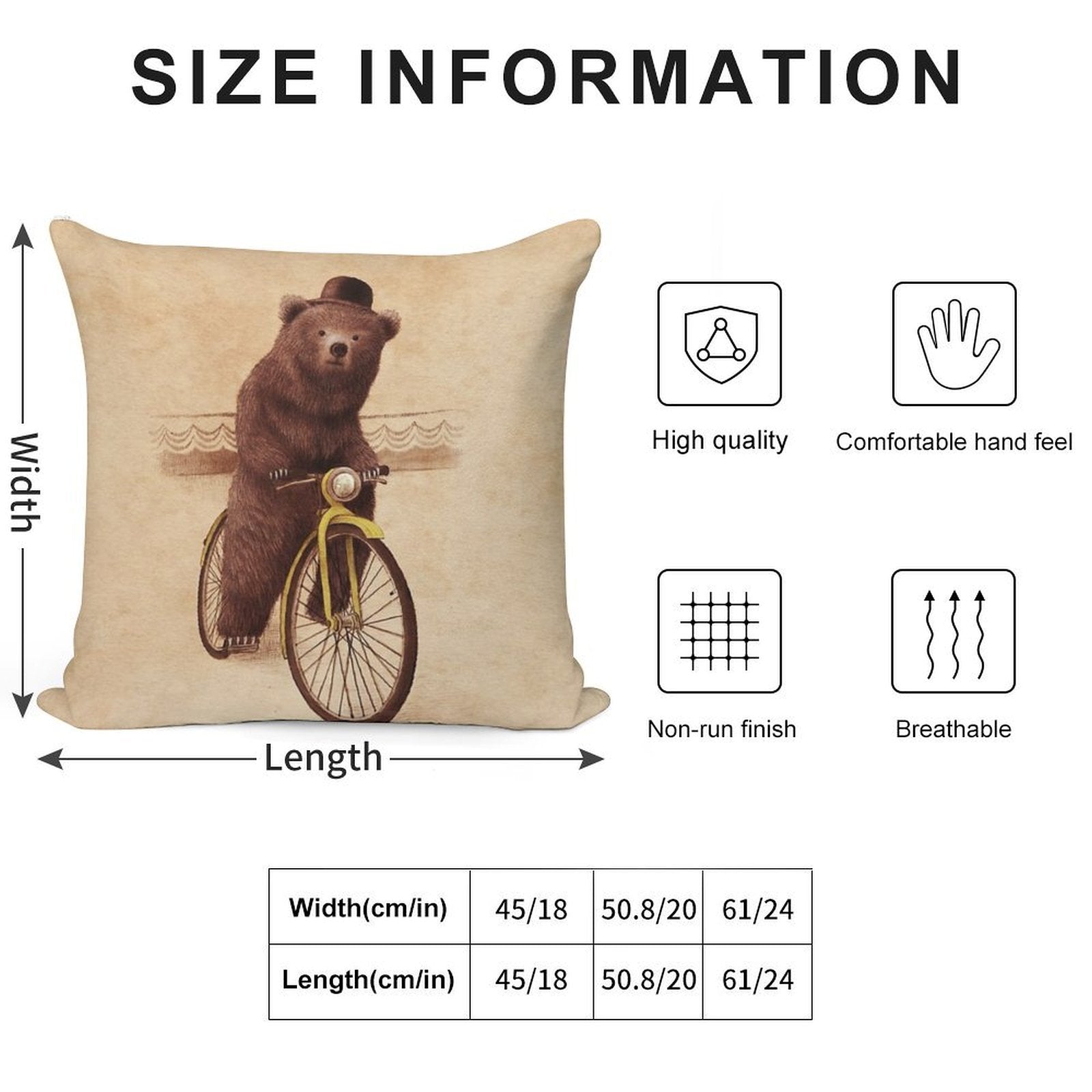 Barnabus Soft Short Plush Fabric Throw Pillow