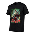 Santa Claus Guitar Sleigher, Funny Rock Music, Christmas  Breathable T-Shirt