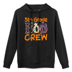 5th Grade Boo Crew Teacher Funny Fifth Grade Halloween Medium-Weight Fabric Hoodie